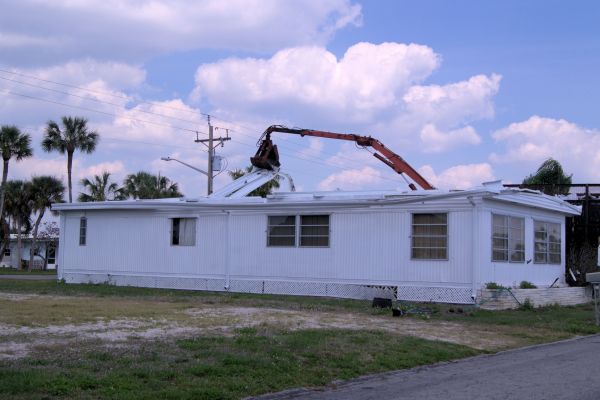 Mobile Home Demolition in South Zanesville